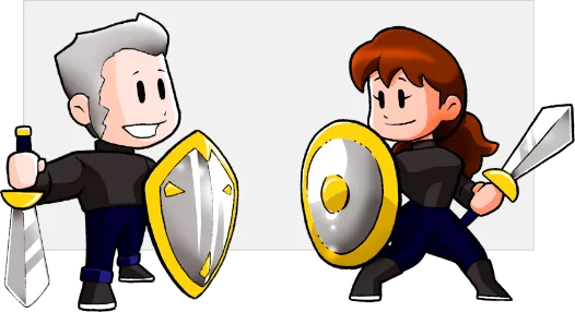 Personagens ilustrados do perfil ISFJ